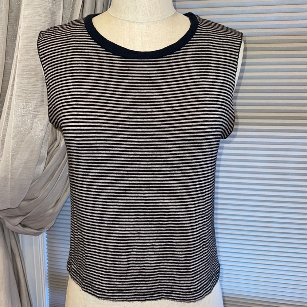 Brandy Melville Stripe Sleeveless Tee